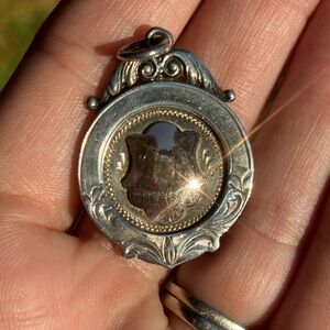 Vintage sterling silver champion medal